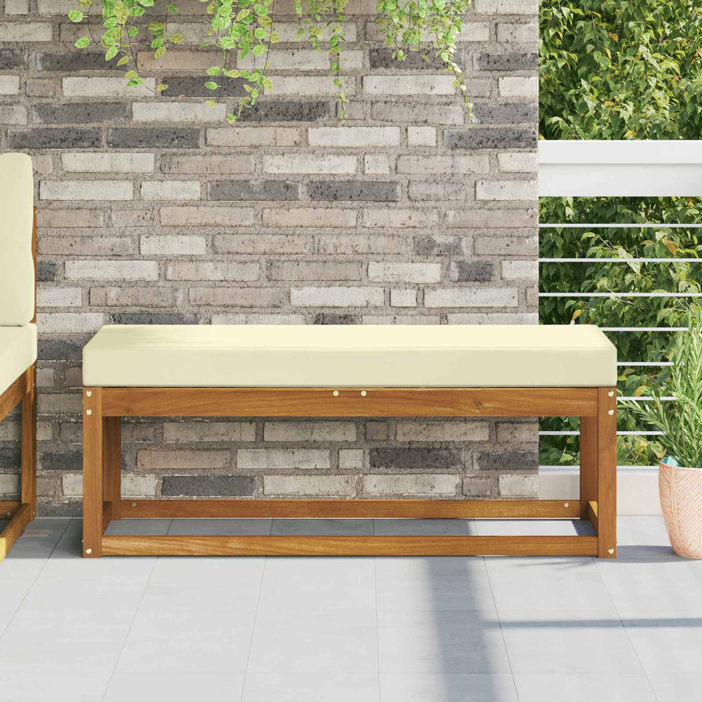 Outdoor Sitzkissen Creme 115x40 cm
