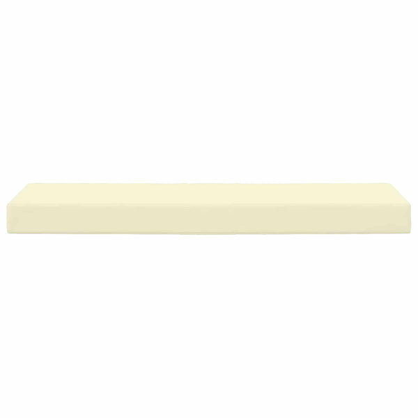 Outdoor Sitzkissen Creme 115x40 cm