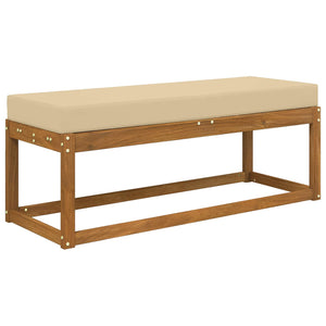 Beiges Outdoor-Sitzkissen 115x40 cm