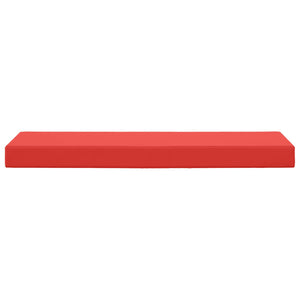 Rotes Outdoor-Sitzkissen 111,5 cm