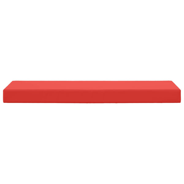 Rotes Outdoor-Sitzkissen 111,5 cm