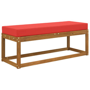 Rotes Outdoor-Sitzkissen 111,5 cm