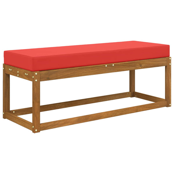Rotes Outdoor-Sitzkissen 111,5 cm