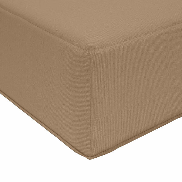 Outdoor Sitzkissen Taupe 111,5 cm