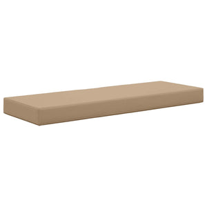 Outdoor Sitzkissen Taupe 111,5 cm