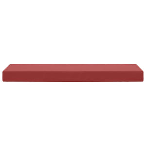vidaXL Outdoor Bench Cushion Wine Red 111.5 x 40 x 8 cm