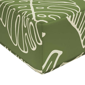 Outdoor Sitzkissen Grüne Blätter 111,5 cm