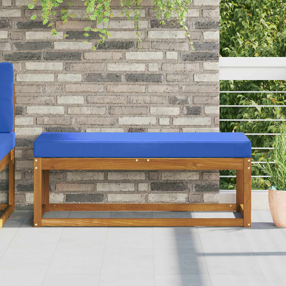 Türkises Outdoor-Sitzkissen 111,5x40x8 cm