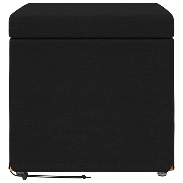 Schwarzer Hocker 41x41 cm