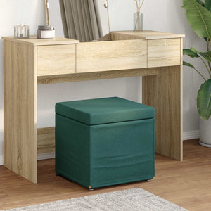 Dunkelgrüner Hocker, 41 cm