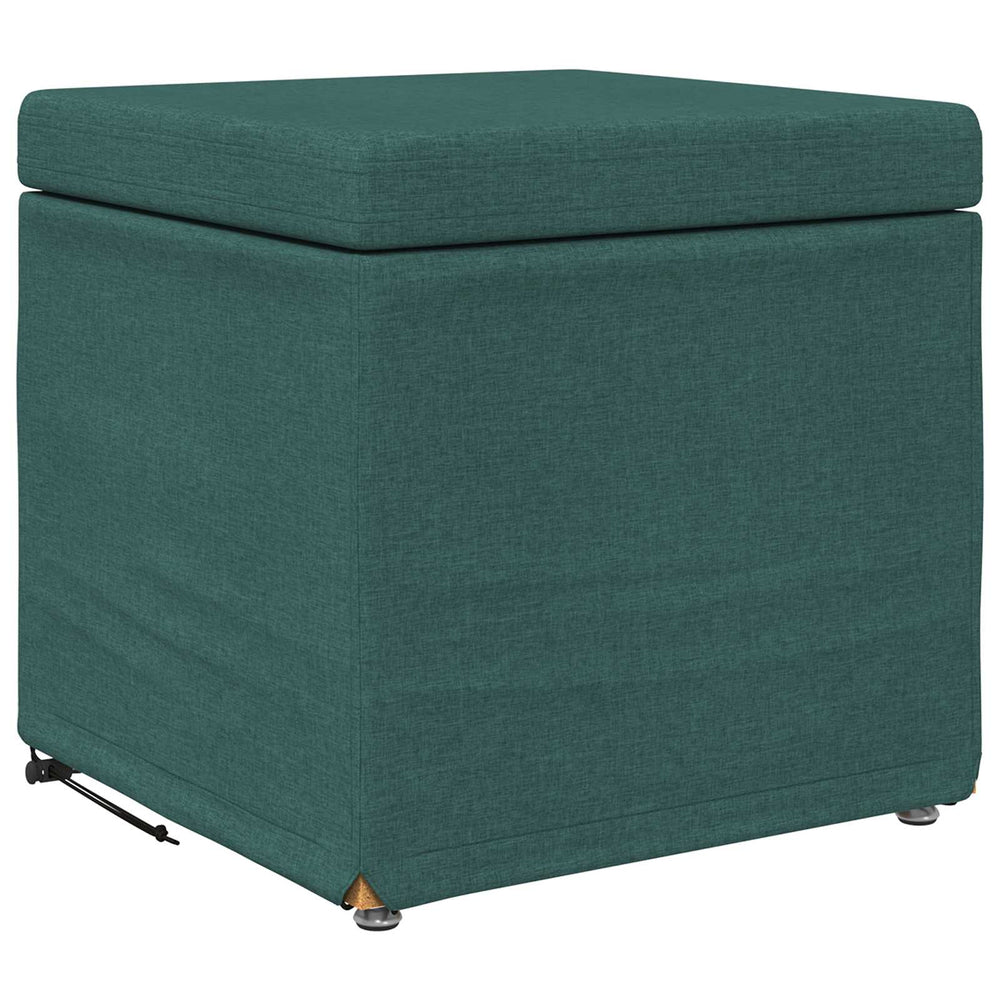 Dunkelgrüner Hocker, 41 cm