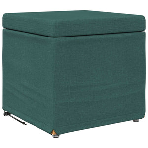 Dunkelgrüner Hocker, 41 cm