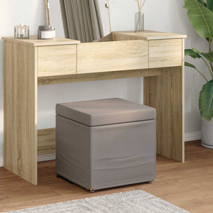 Taupe Hocker 41x41 cm