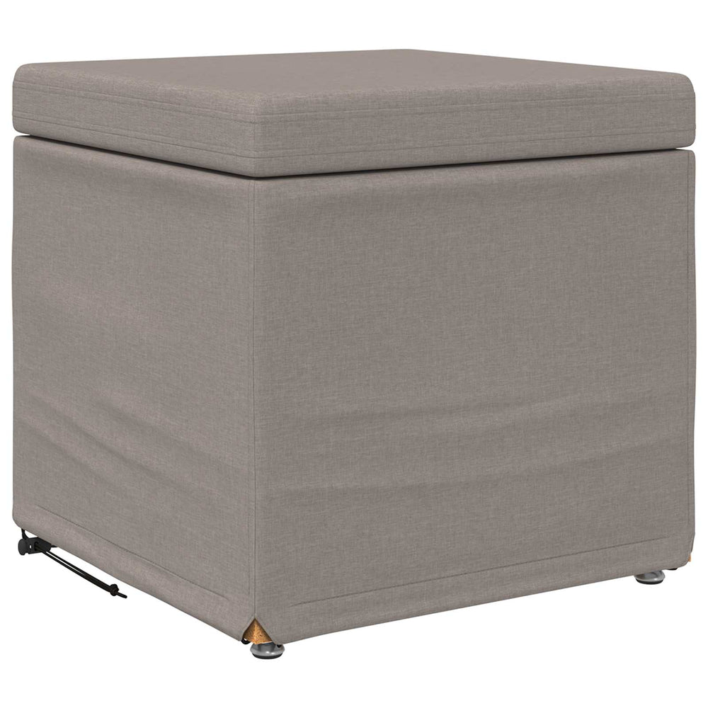 Taupe Hocker 41x41 cm