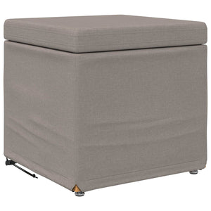 Taupe Hocker 41x41 cm