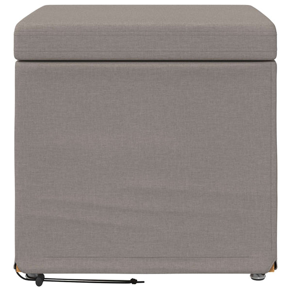 Taupe Hocker 41x41 cm