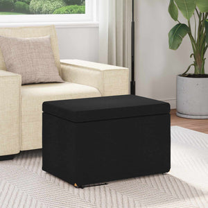 Schwarzer Hocker 61x41x40cm