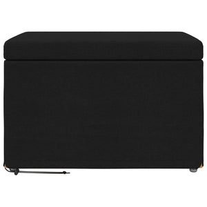 Schwarzer Hocker 61x41x40cm