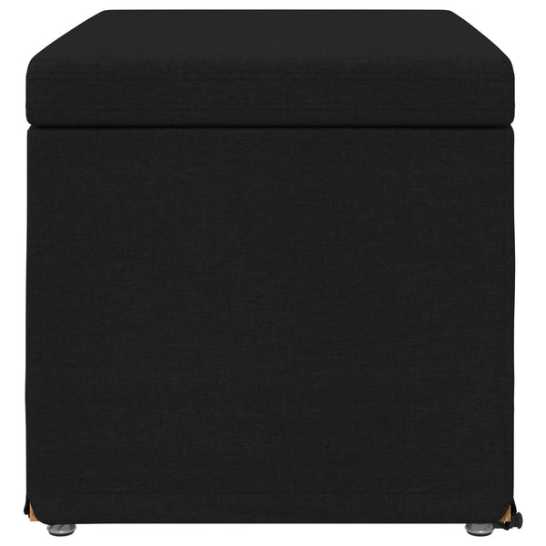 Schwarzer Hocker 61x41x40cm