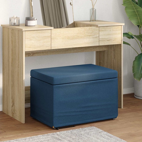Blauer Hocker 61x41x40cm