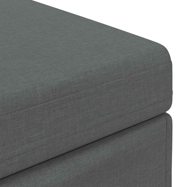 Dunkelgrauer Hocker, 81 cm