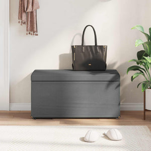 Dunkelgrauer Hocker, 81 cm