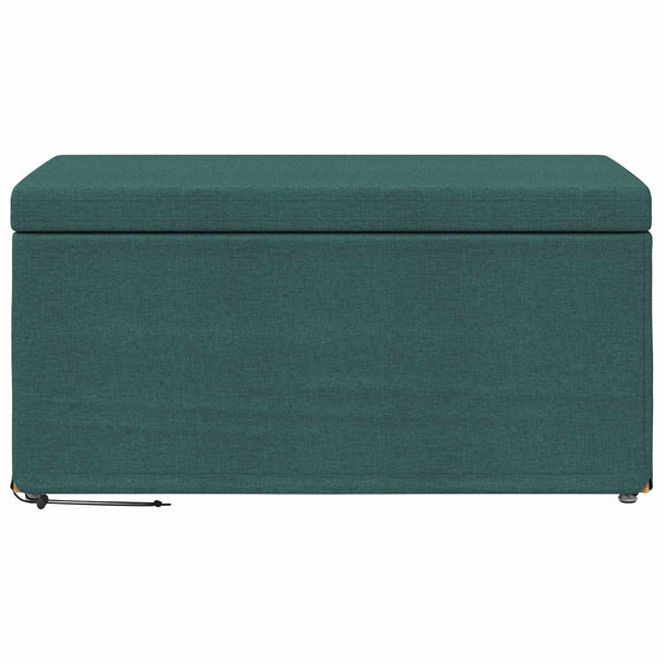 Dunkelgrüner Hocker, 81x41x40 cm