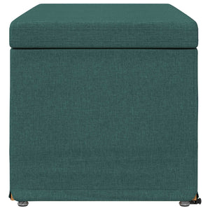 Dunkelgrüner Hocker, 81x41x40 cm