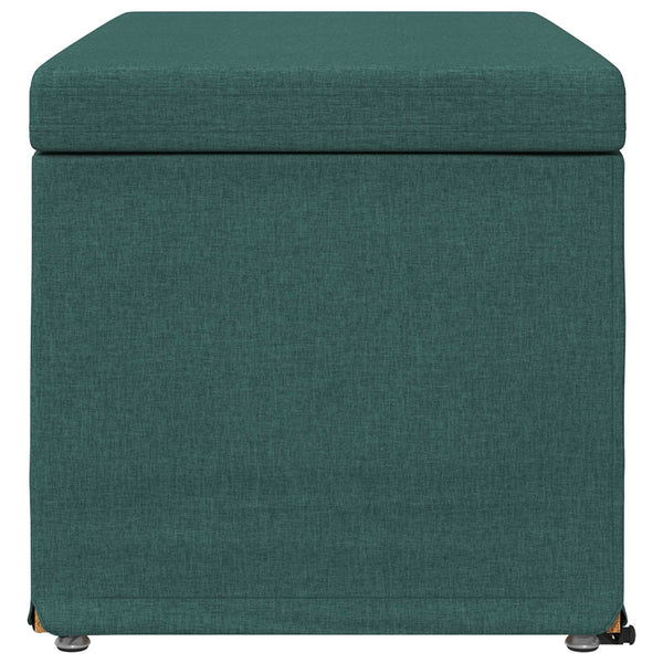 Dunkelgrüner Hocker, 81x41x40 cm