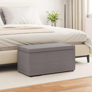 Taupe Hocker 81x41x40cm