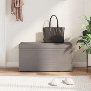 Taupe Hocker 81x41x40cm