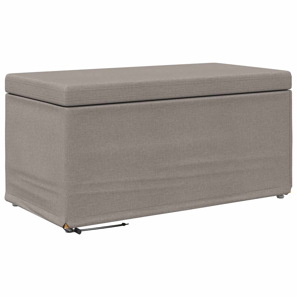 Taupe Hocker 81x41x40cm