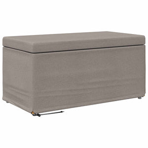Taupe Hocker 81x41x40cm