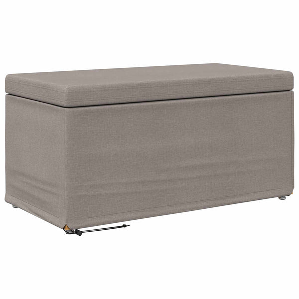 Taupe Hocker 81x41x40cm
