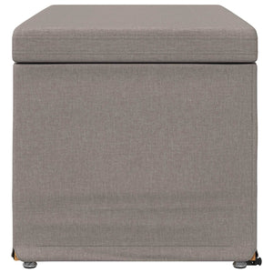 Taupe Hocker 81x41x40cm