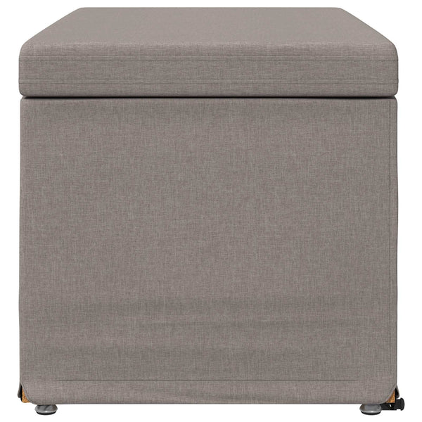Taupe Hocker 81x41x40cm