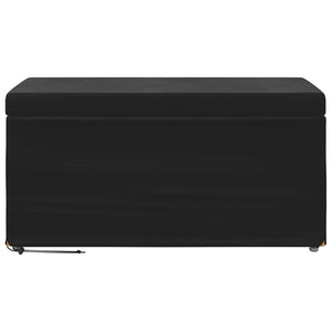 Schwarzer Samt Hocker 81x41x40cm