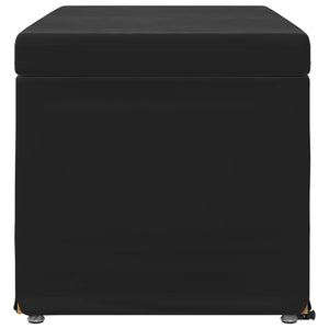 Schwarzer Samt Hocker 81x41x40cm