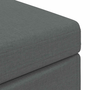 Dunkelgrauer Hocker 101x41x40cm