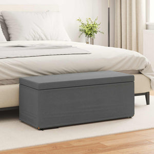 Dunkelgrauer Hocker 101x41x40cm