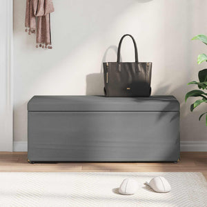 Dunkelgrauer Hocker 101x41x40cm