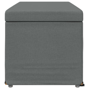 Dunkelgrauer Hocker 101x41x40cm