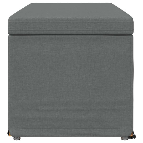Dunkelgrauer Hocker 101x41x40cm