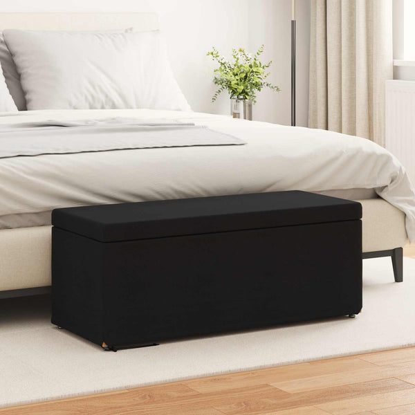 Schwarzer Hocker 101x41x40cm