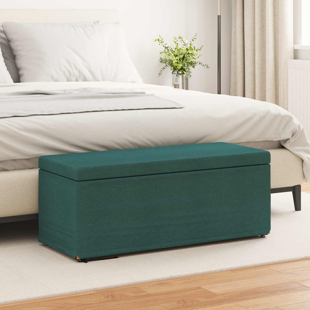 Dunkelgrüner Hocker 101x41x40cm