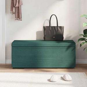 Dunkelgrüner Hocker 101x41x40cm