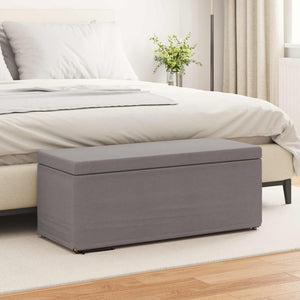 Taupe Hocker 101x41x40 cm