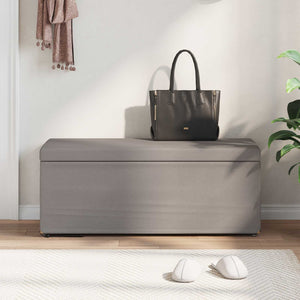 Taupe Hocker 101x41x40 cm