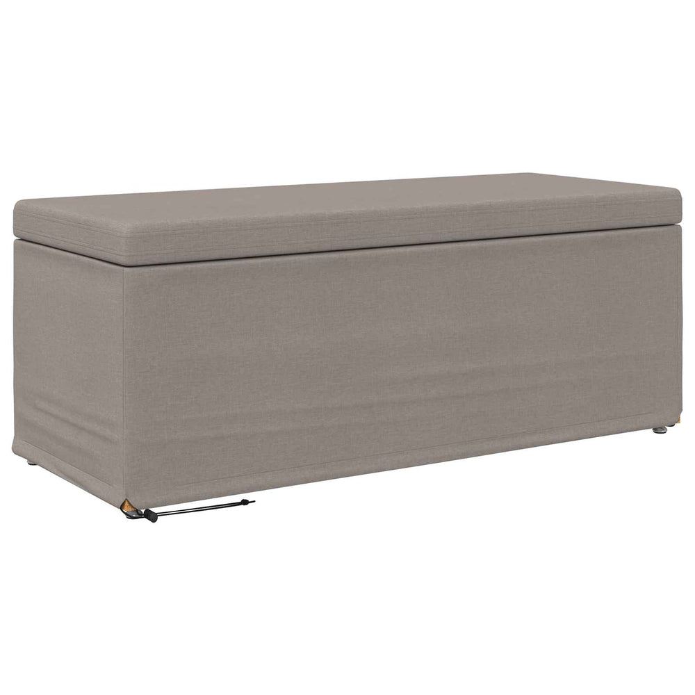 Taupe Hocker 101x41x40 cm