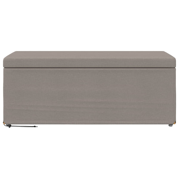 Taupe Hocker 101x41x40 cm
